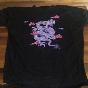 medium black Shein snake shirt